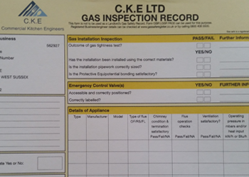 Commercial Kitchen Gas Safety Certificates Brighton
